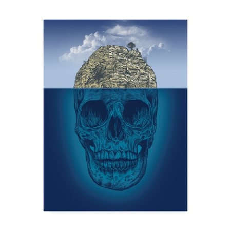 Rachel Caldwell 'Skull Island' Canvas Art,14x19